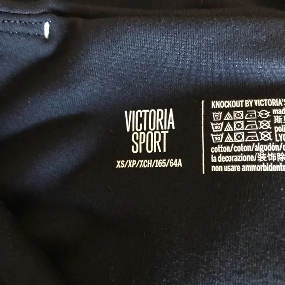 KNOCKOUT BY VICTORIA’S SECRET Black Crop Leggings - Picture 10 of 11